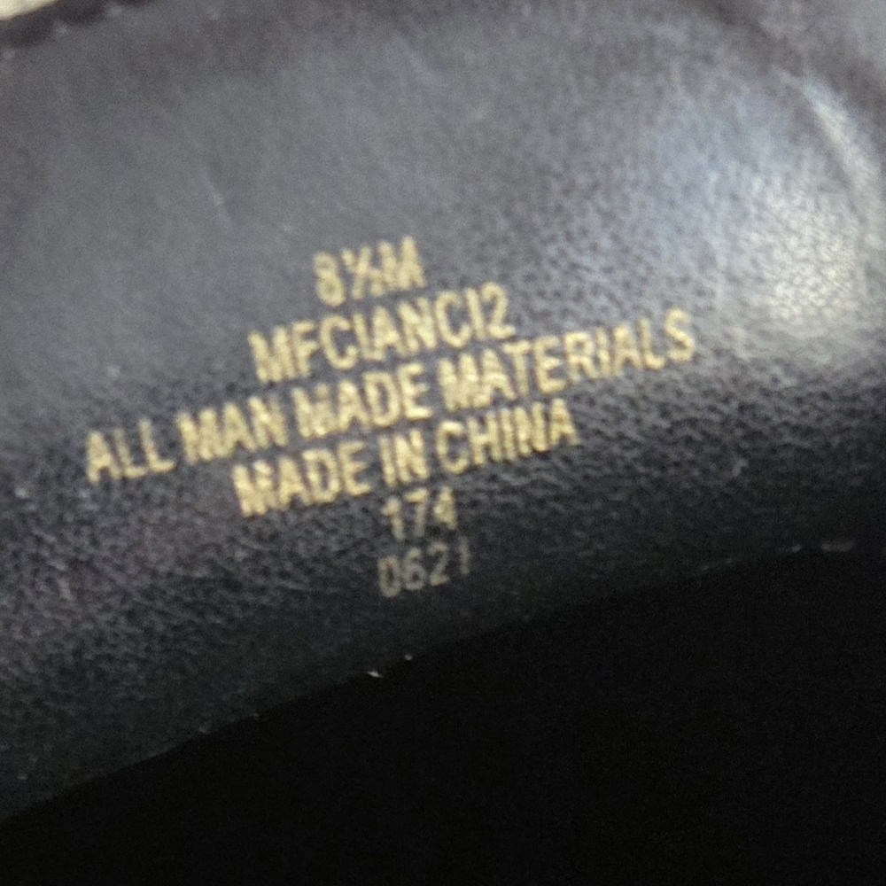 Marc Fisher Black Studded Men's Loafers - Picture 4 of 6